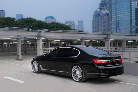 Thumbnail image of a sleek black car
