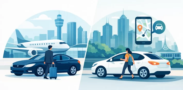 Corporate Travel Versus Rideshare for Melbourne