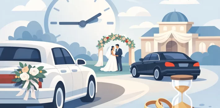 When Should Wedding Cars Arrive?